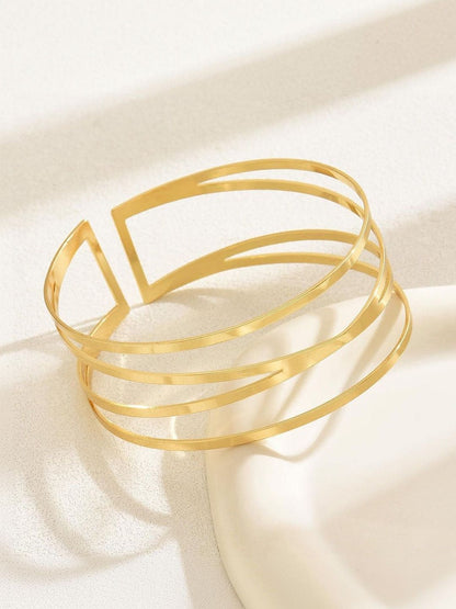 Women Gold-Plated Armlet Bracelet