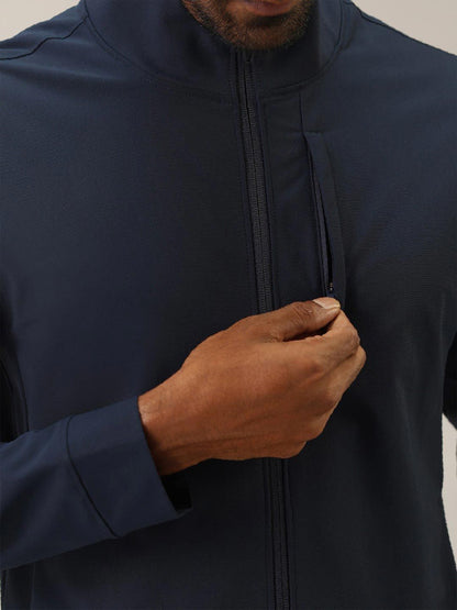 Men Lightweight Open Front Jacket