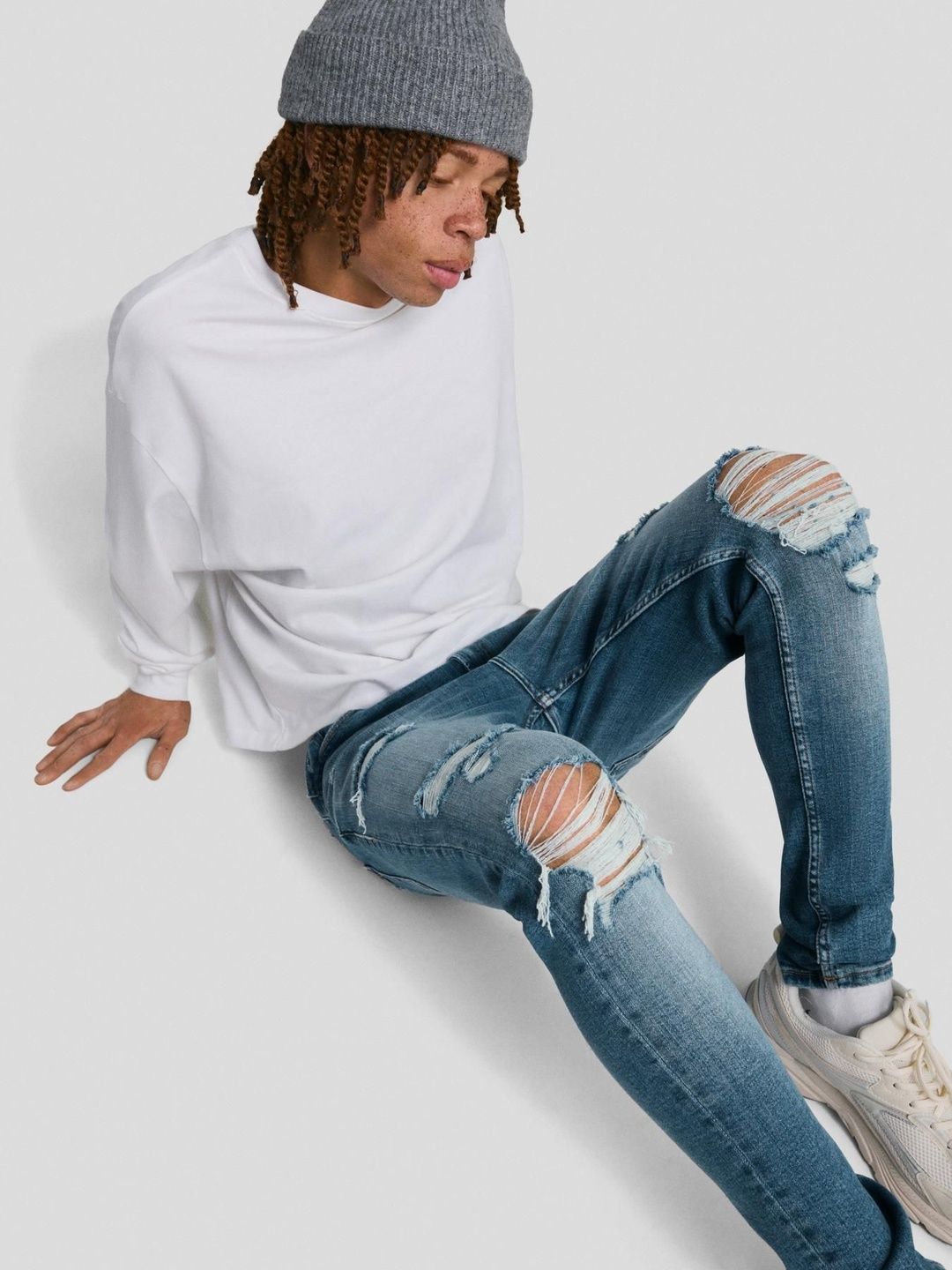 Men Ripped superskinny jeans