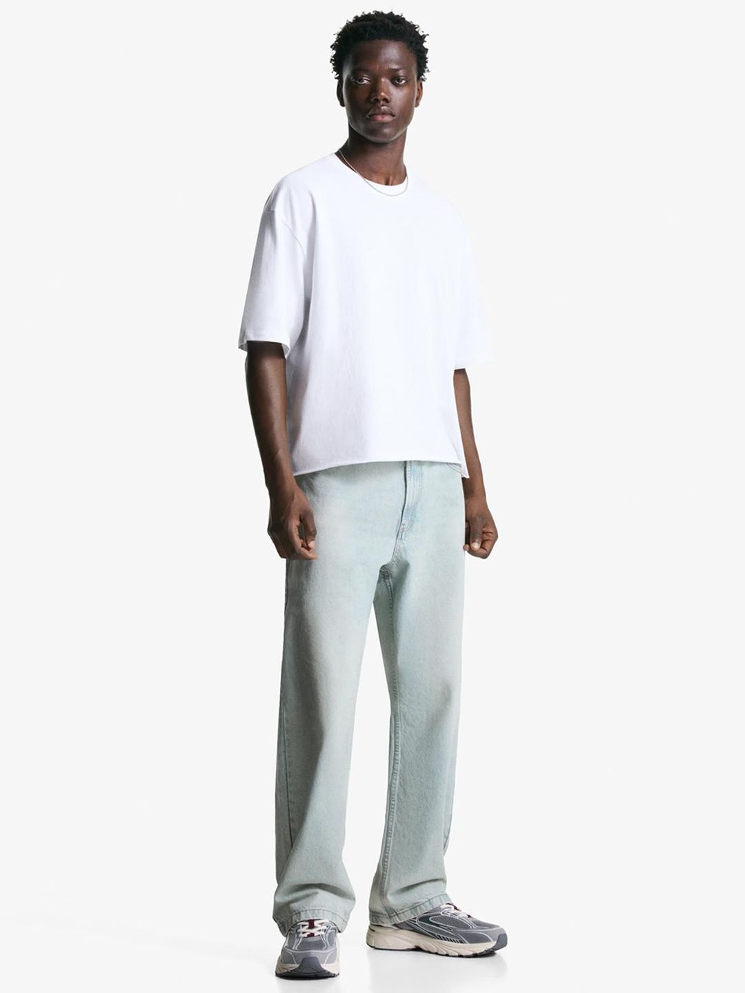 Pure Cotton Baggy Jeans