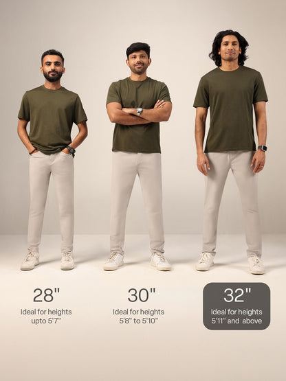 Men's  Black Solid Regular Fit The Legendary Pants