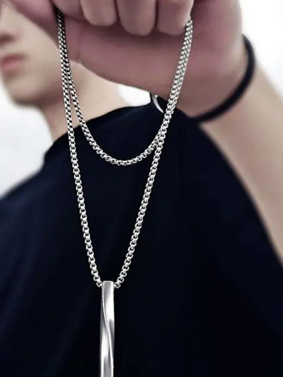 SALTY Set Of Bracelet & Necklace For Men - Collier & Vagabond Jewellery Set