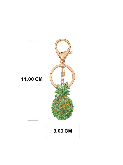 SALTY Pineapple Crystal Bag Charm