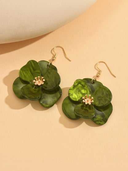 Floral Drop Earrings