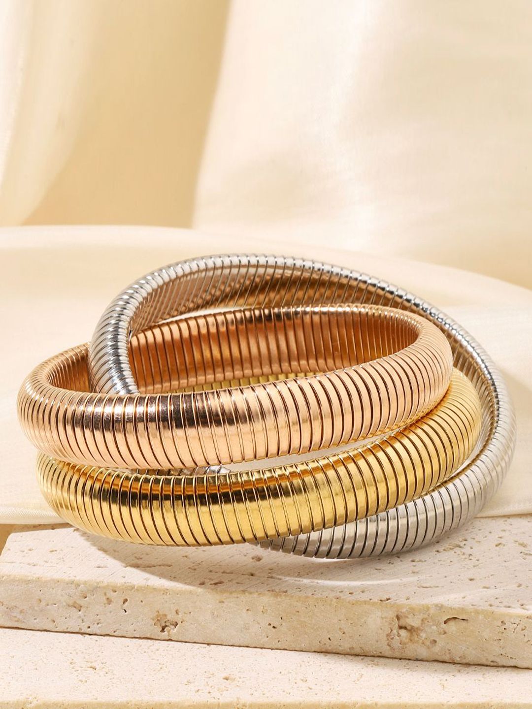 SALTY Warm Up Bold Gold Bracelet
