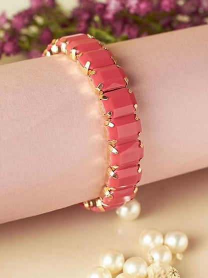 SALTY Women Stainless Steel Elasticated Bracelet