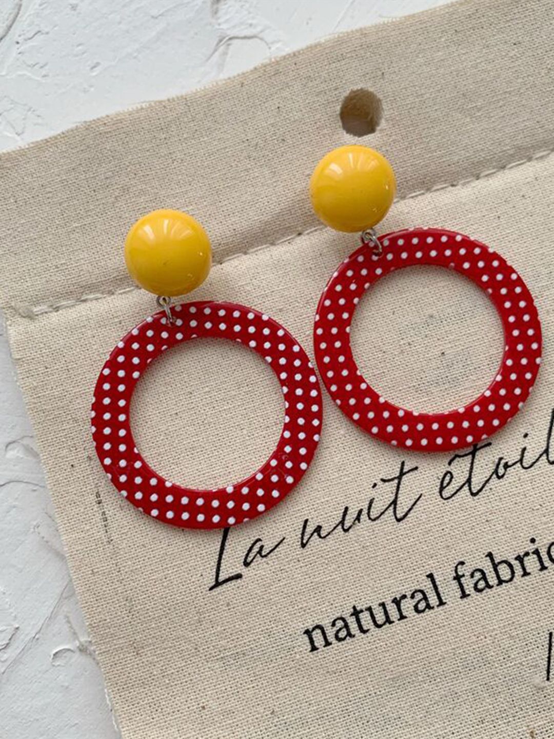 Circular Drop Earrings