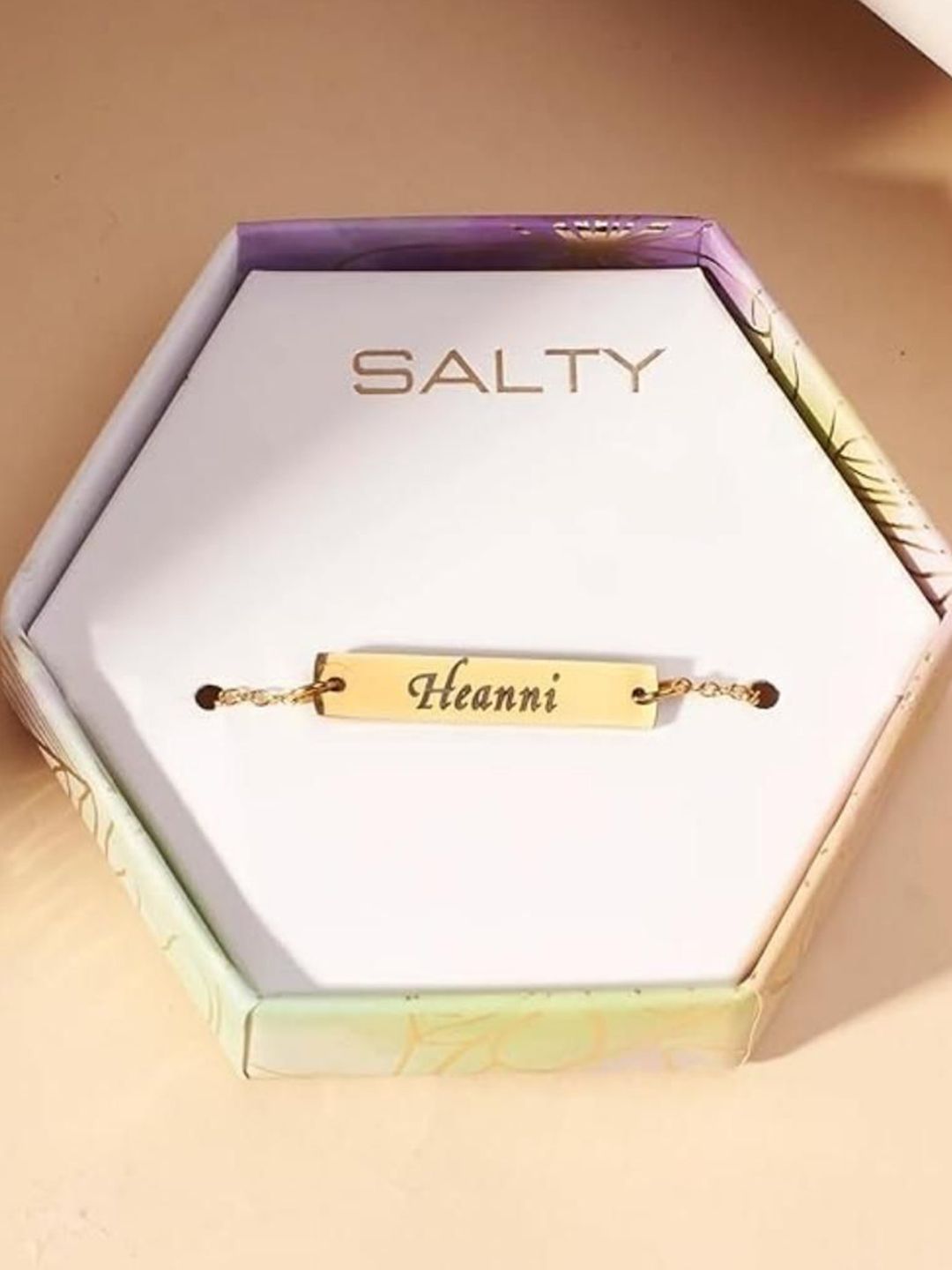 SALTY Women Stainless Steel Personalised Chic Wraparound Bracelet