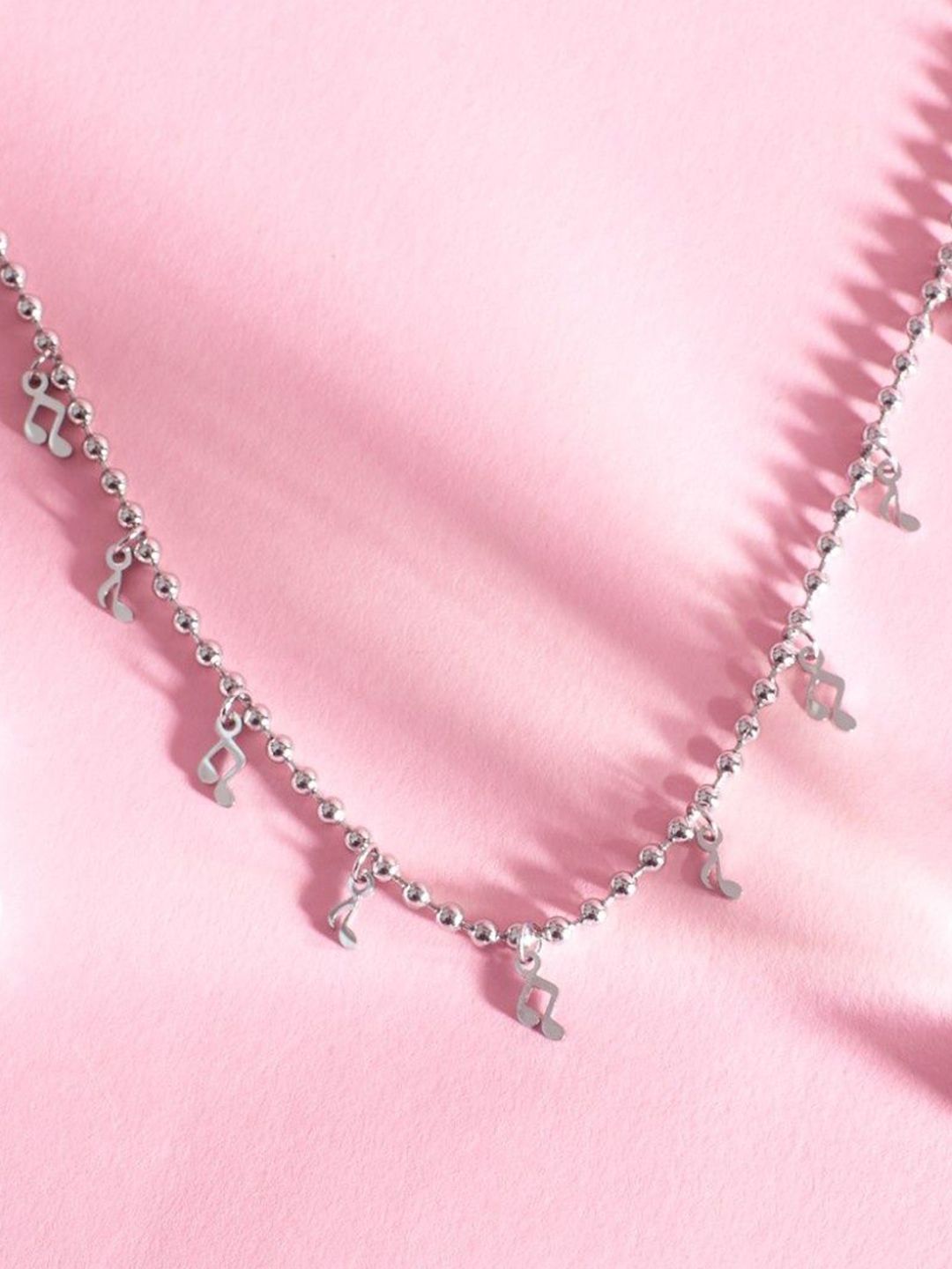 SALTY Stainless Steel Leaf Charm Chain