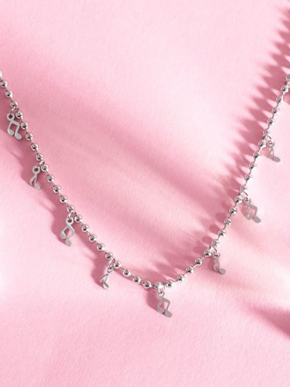 SALTY Stainless Steel Leaf Charm Chain