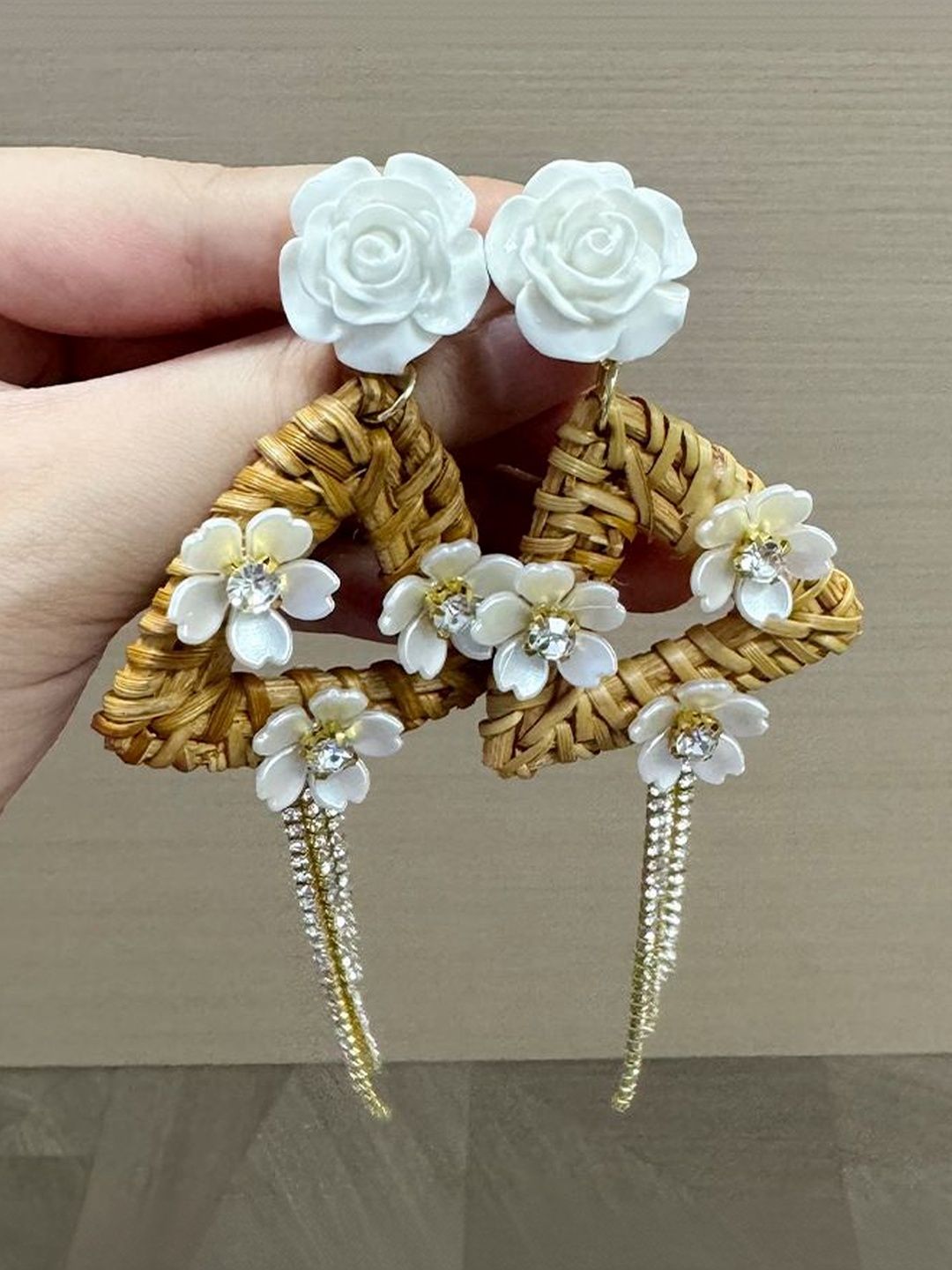 Floral Drop Earrings