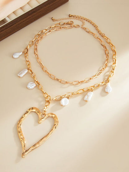 Gold-Plated Enamelled Necklace