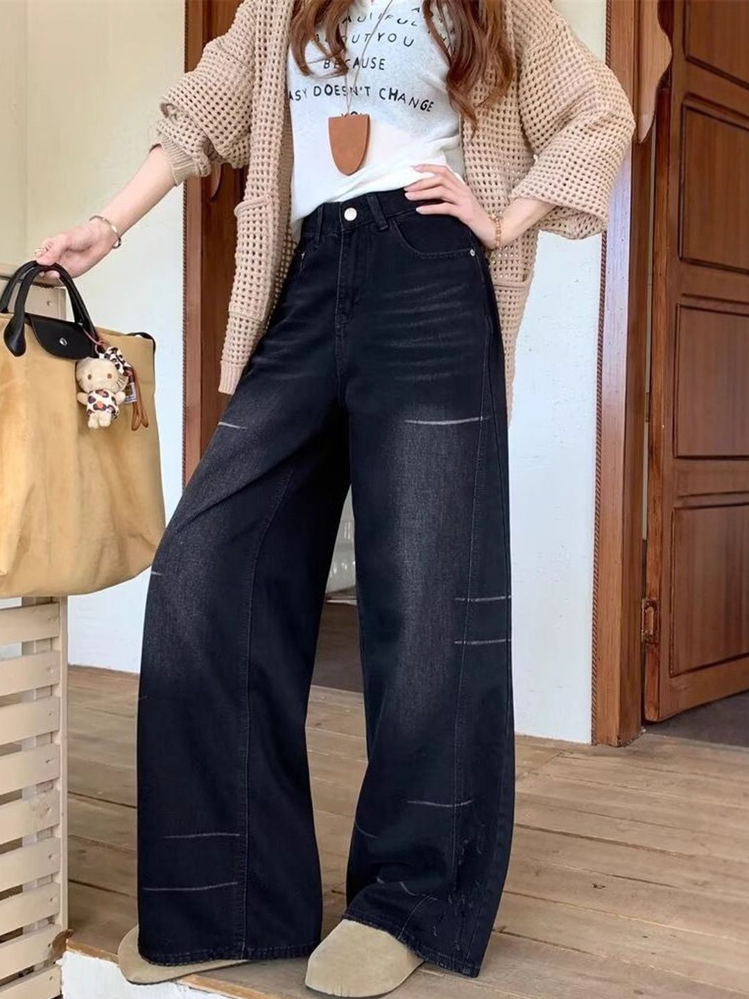 Women Flared Mid-Rise Light Fade Jeans