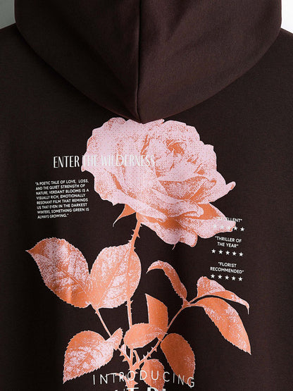 Relaxed Fit Printed Hoodie