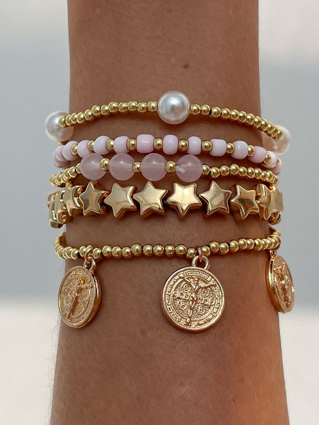 Women Gold-Plated Multistrand Bracelet