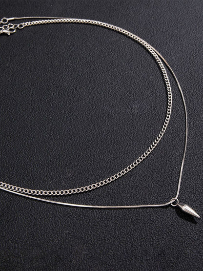 Silver-Plated Minimal Necklace
