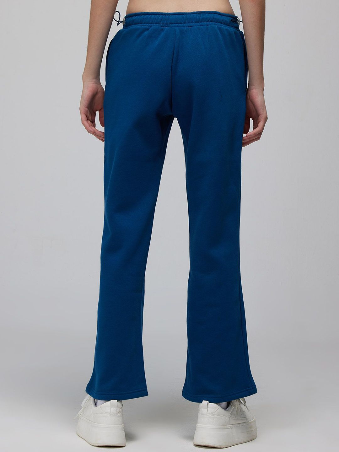 Blue Relaxed Wide Leg Pants