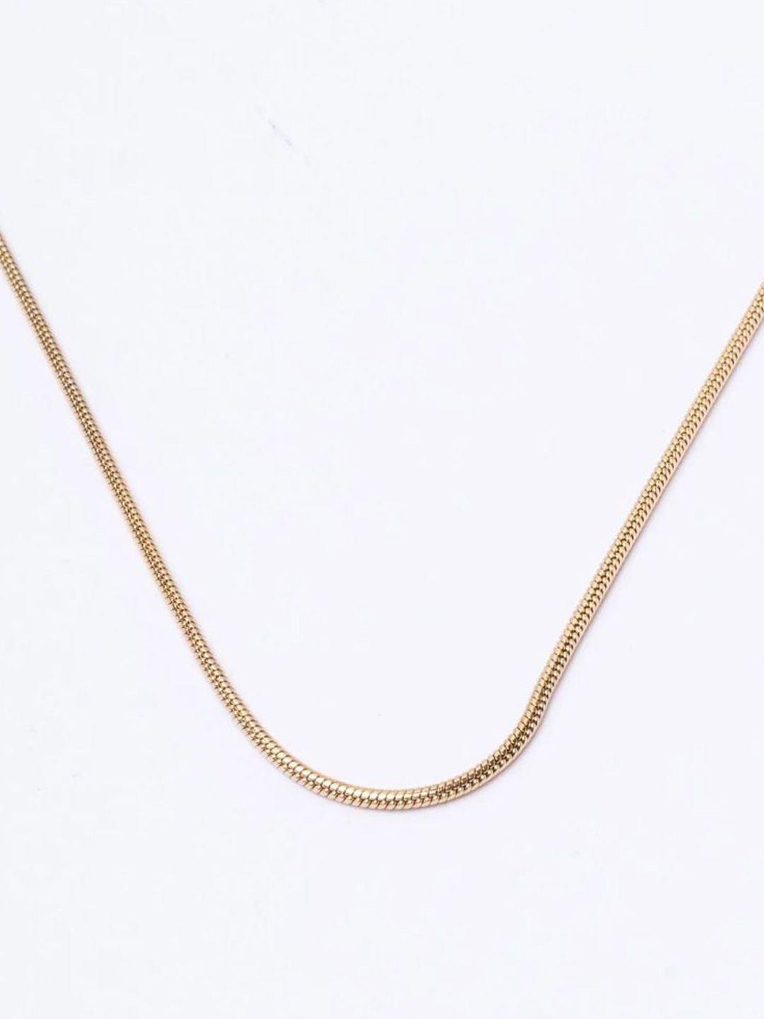 SALTY Pack of 2 Men Round Snake Gold Chain