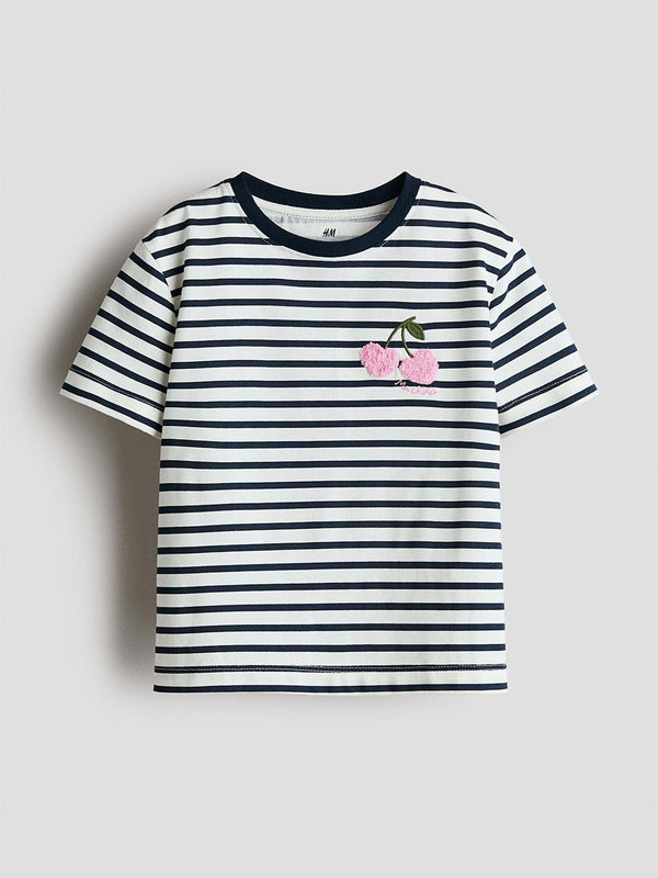 Motif-Detail T-shirt