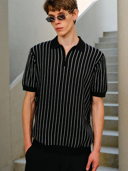 Men Polo Collar T-shirt