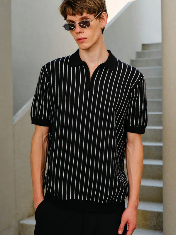 Men Polo Collar T-shirt