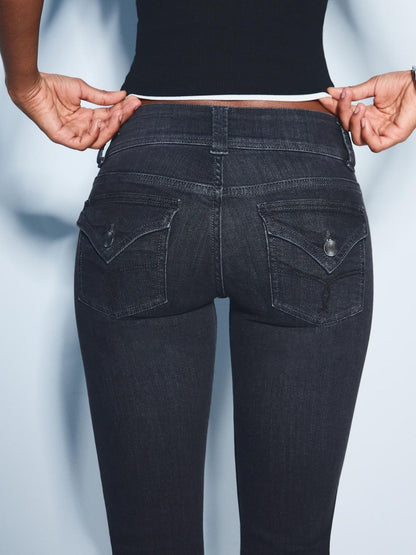 Women Jeans bootcut flaps