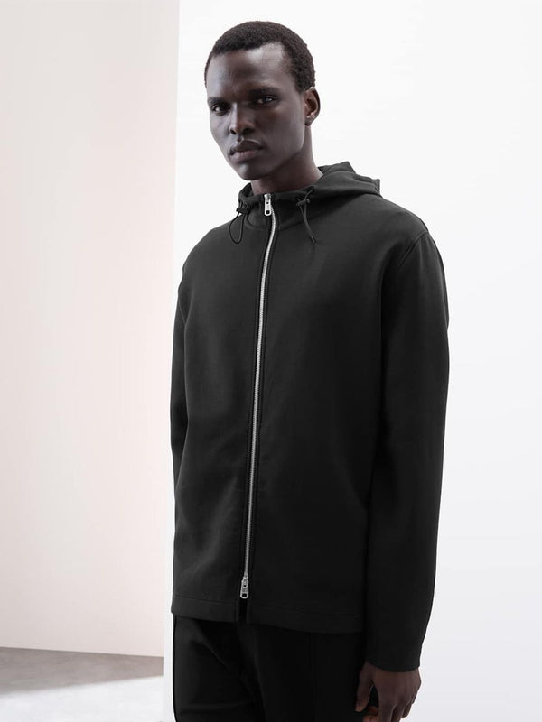 Cotton Rich Zip Up Hoodie