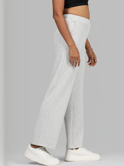 Women High-Rise Bare Butter Straight Fit Regular Pants