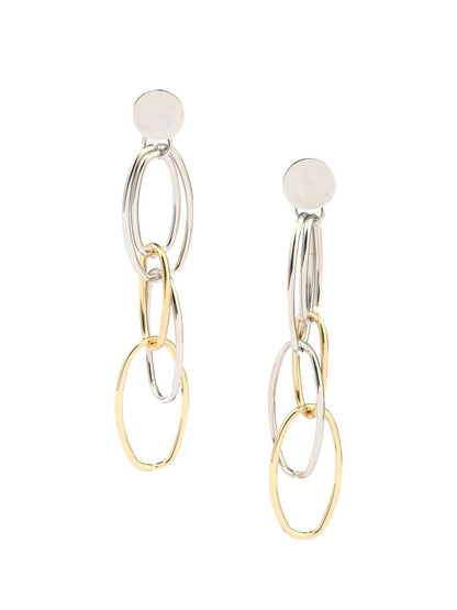 SALTY Contemporary Mirror Drop Earrings