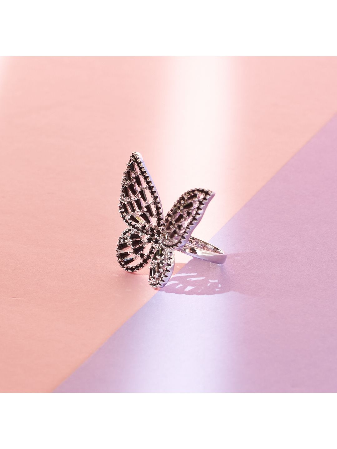 SALTY Lunar Butterfly Bliss Stylish Adjustable Finger Ring