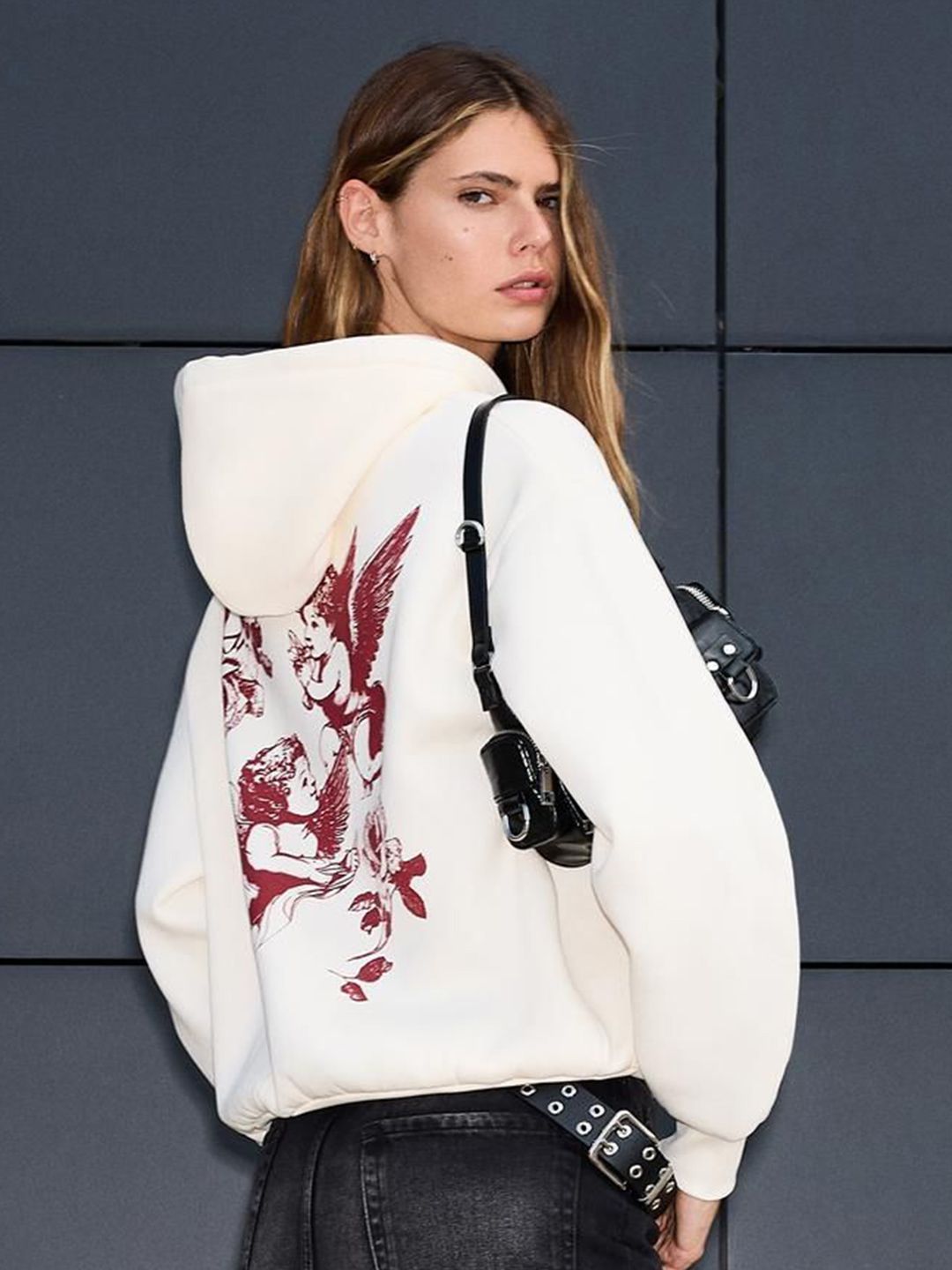 Printed hoodie