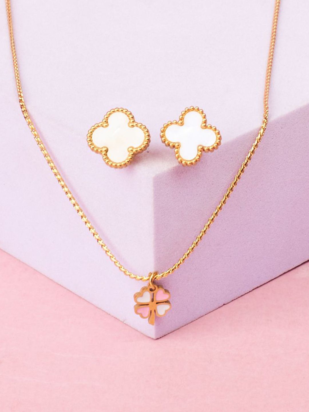 SALTY Floral-Shaped Jewellery Set