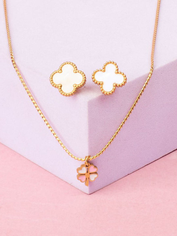 SALTY Floral-Shaped Jewellery Set