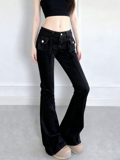 Women Flared Mid-Rise Light Fade Jeans