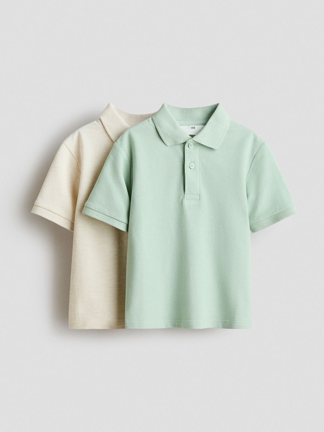Pack Of 2 Cotton Piqu Polo Shirts