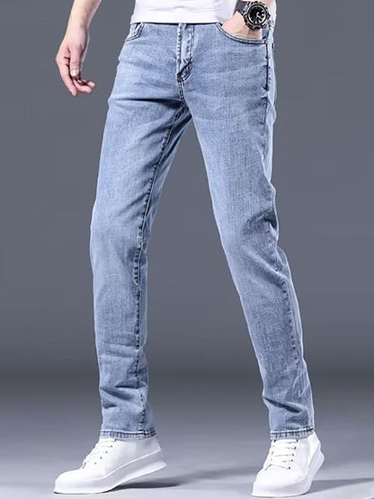 Men Mid-Rise Skinny Fit Light Fade Jeans