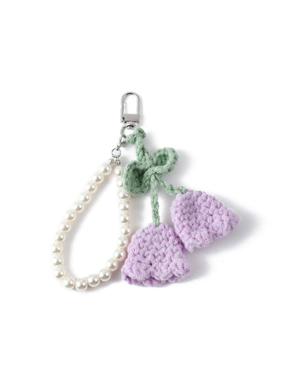 SALTY Bloom Knit Pearl Bag Charm