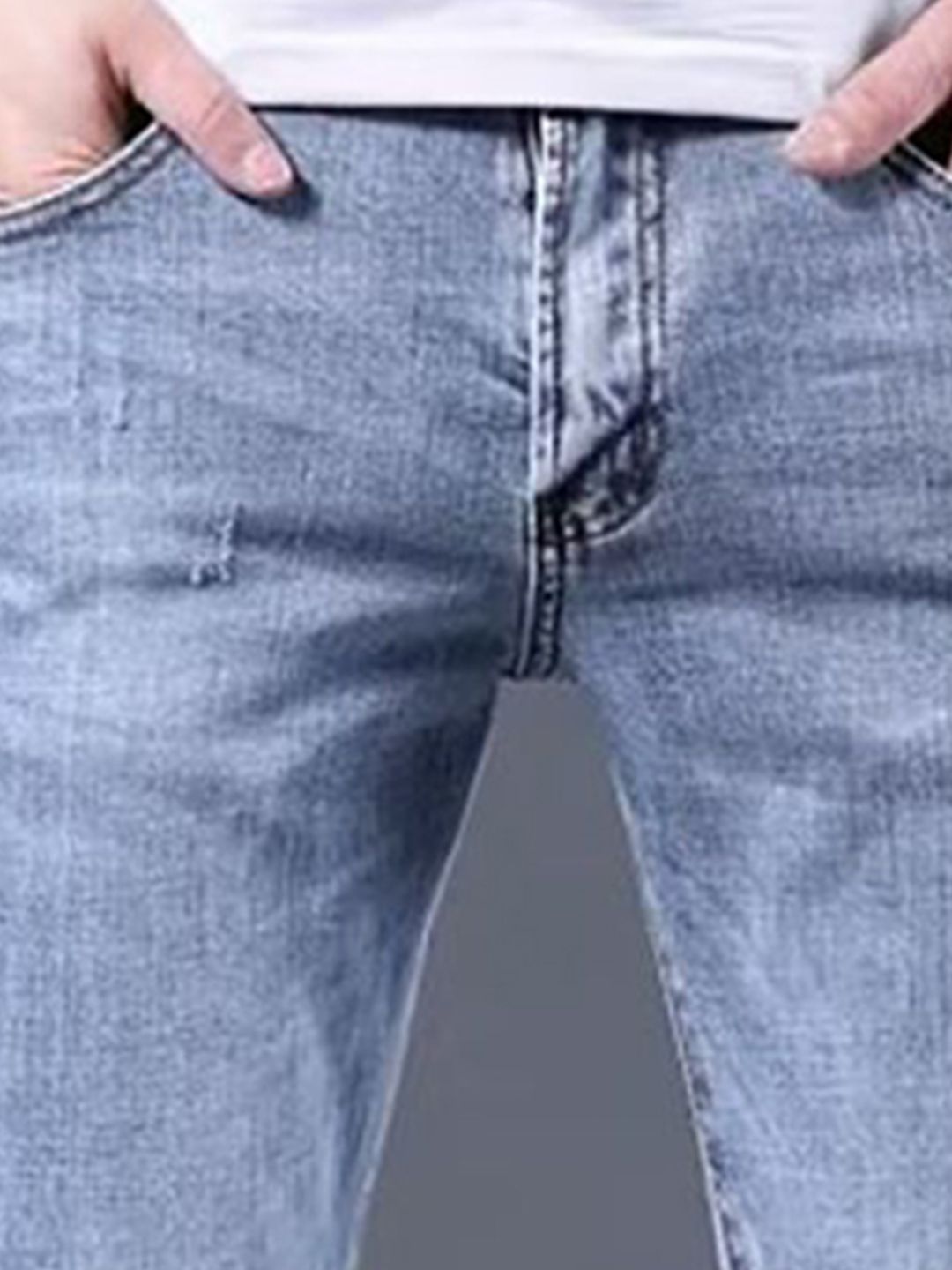 Men Mid-Rise Skinny Fit Light Fade Jeans