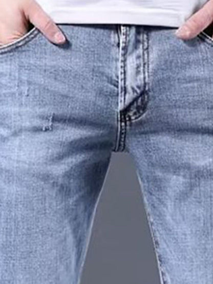 Men Mid-Rise Skinny Fit Light Fade Jeans