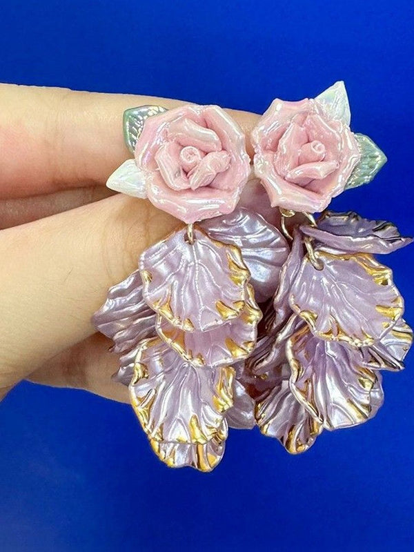 Floral Drop Earrings