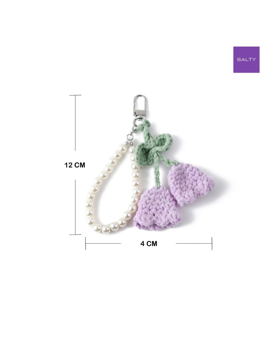 SALTY Bloom Knit Pearl Bag Charm