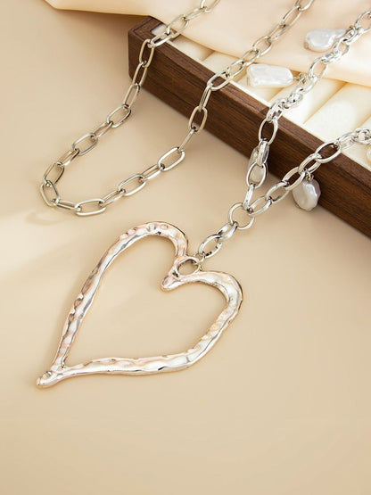 Silver-Plated Enamelled Necklace