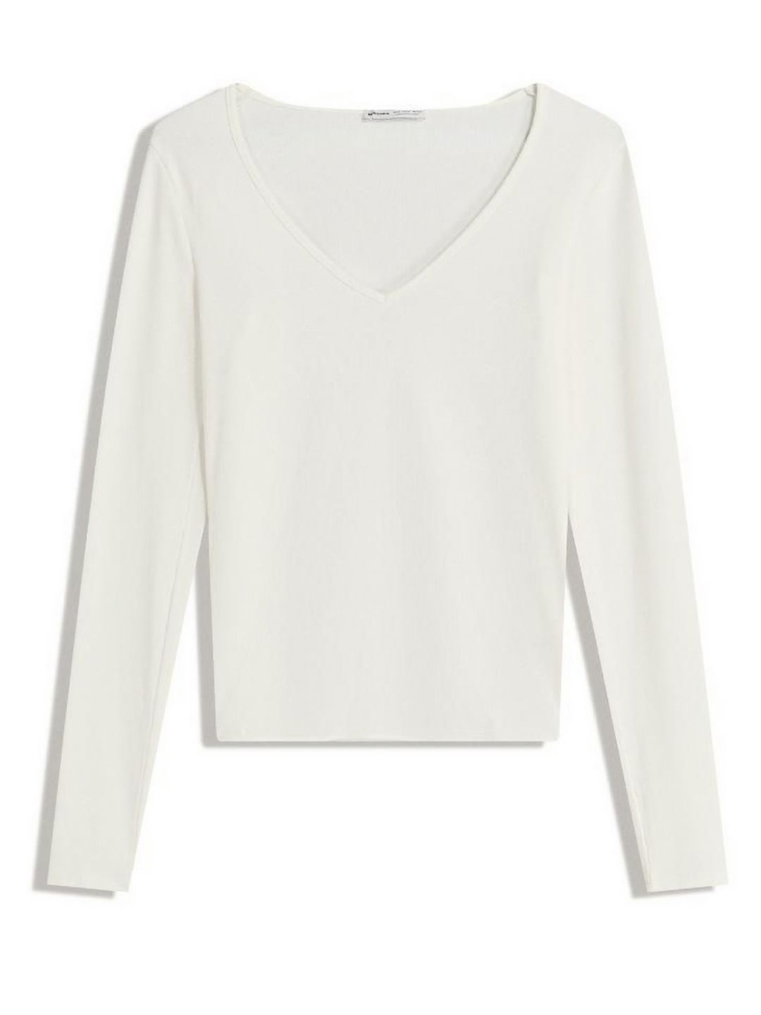 Long sleeve V-neck T-shirt