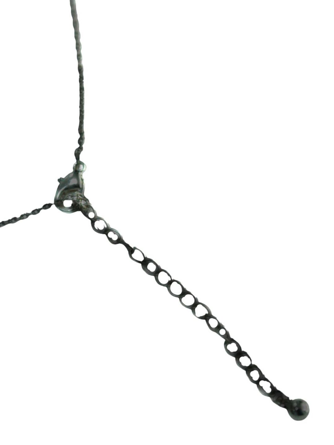 SALTY Men Stainless Steel Ironclasp Black Chain