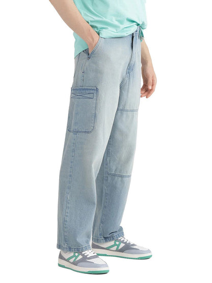 Men Heavy Fade Stretchable Regular Fit Jeans