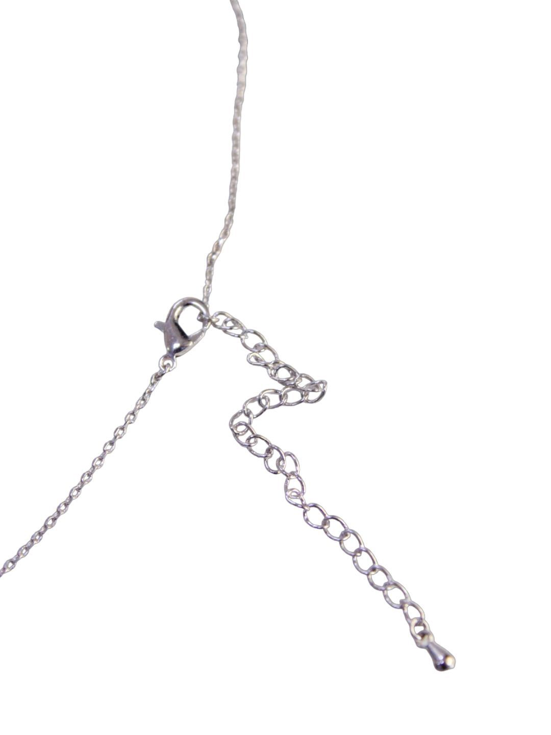 SALTY Ribbon Charm Contemporary Pendant With Chain