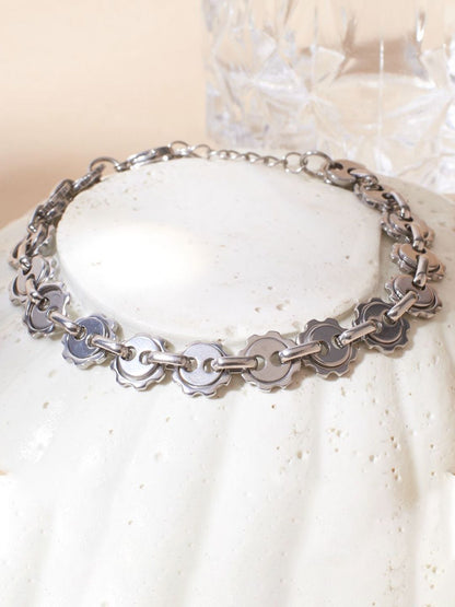 SALTY Celestial Stainless Steel Link Bracelet