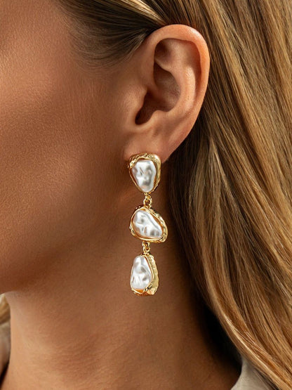 Geometric Drop Earrings