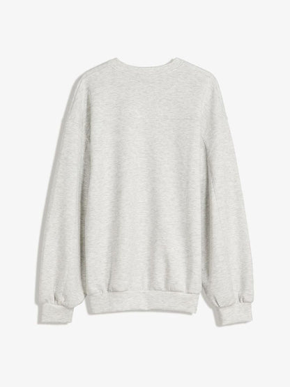 Oversize soft modal blend sweatshirt