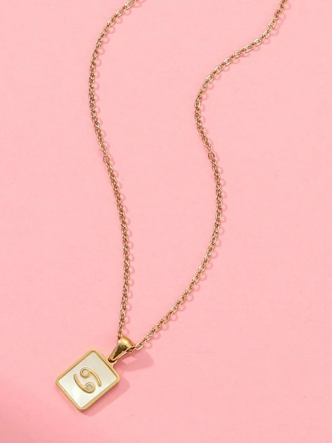 SALTY Set Of 2 Cancer & Virgo Pendant With Chain